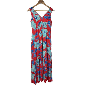 Japra flower print sleeveless maxi dress size small nwt